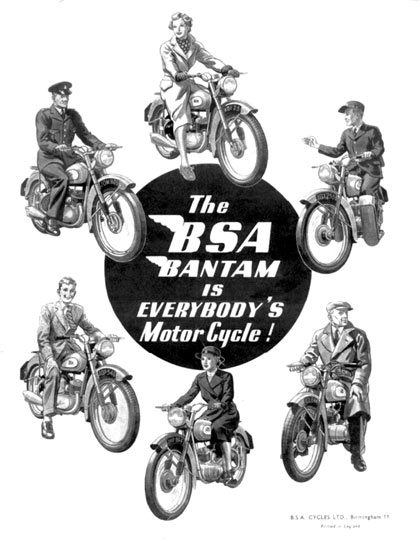 BSA D1 Bantam advert